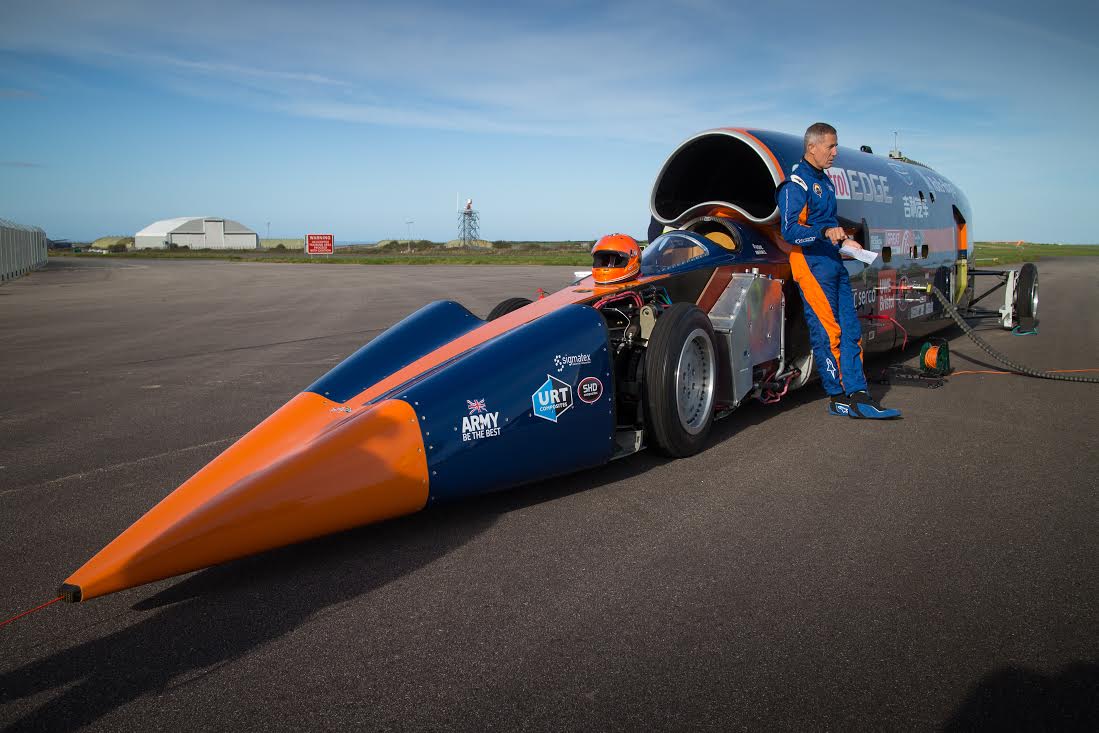 GREATBritain's tweet photo. Calm before the storm. Watch the first public @BLOODHOUND_SSC high-speed trials live today from 12:45! GMT: https://t.co/43LEJQtTrt https://t.co/gqInePzlBO