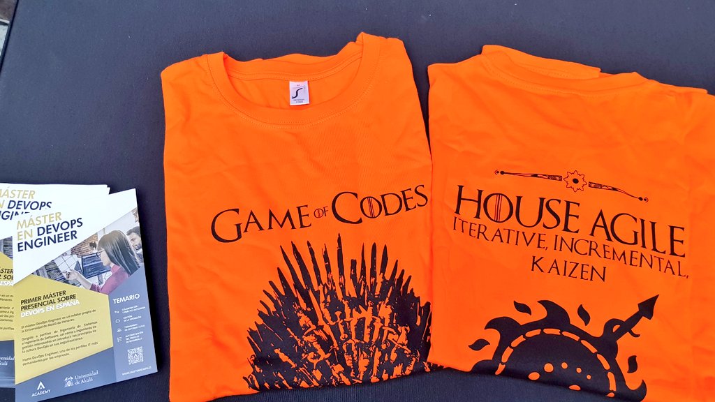 Intelygenz's tweet image. Attending #LambdaWorld in Cádiz? Stop by our booth and enter our draw for a #GameOfCodes t-shirt! @Lambda_World