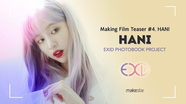 Makestarcorp's tweet image. #EXID 데뷔 5주년 기념 화보집 제작 프로젝트
Photobook Making Teaser Part. #4  #Hani #하니

▶goo.gl/6yGVC8