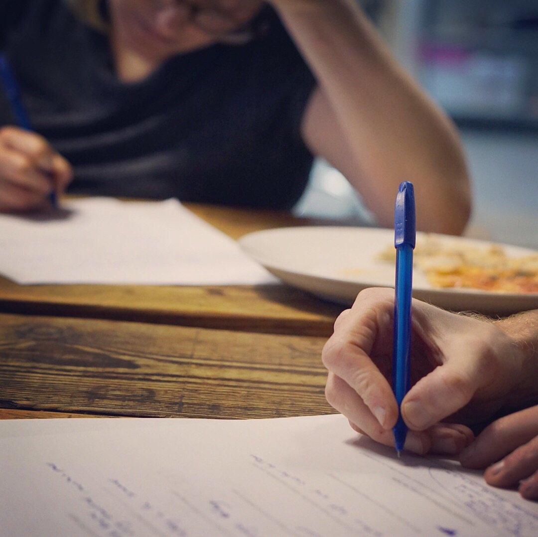 add_mustard's tweet image. A huge thank you to our focus group attendees! Pizza, beers, opinions - and that’s a wrap! #realworldtesting #branding #agencylife