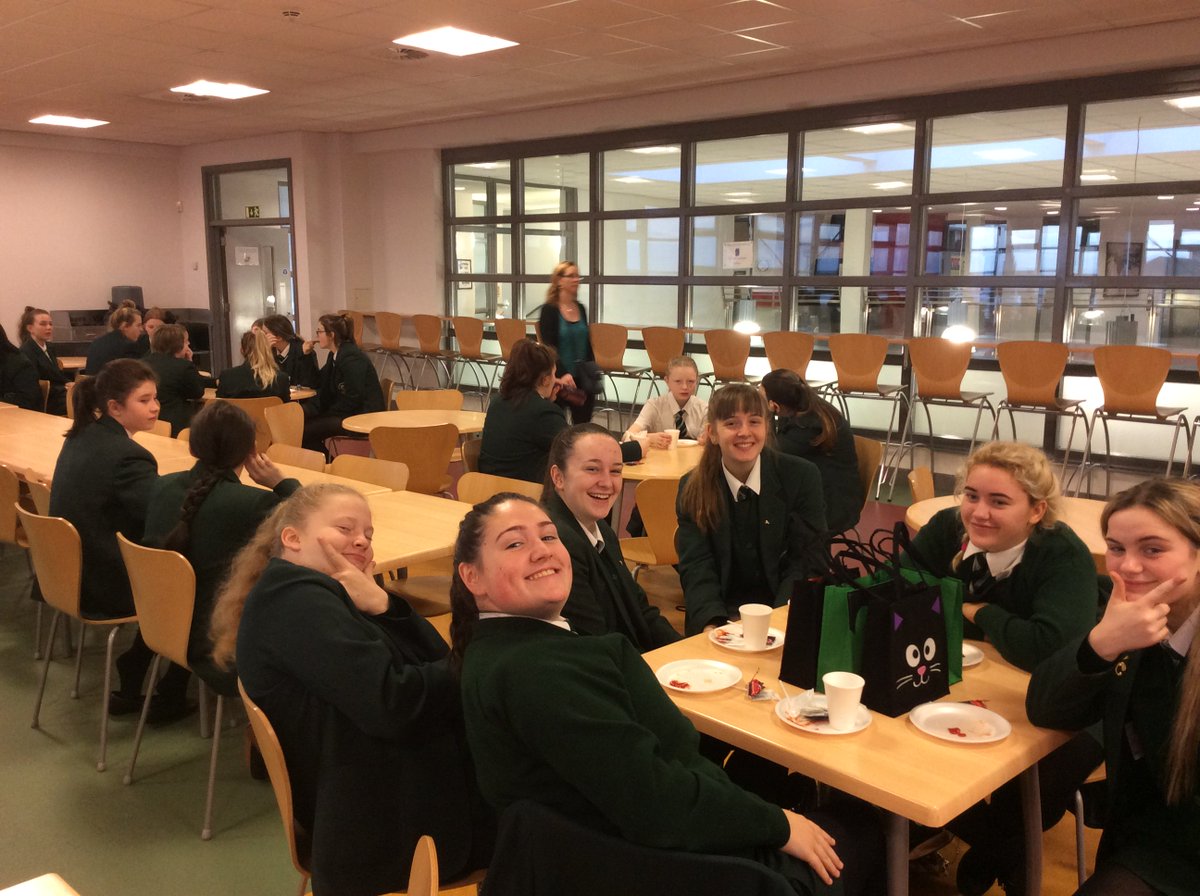 Houseofgrace16's tweet photo. House of Grace enjoying their treat this morning! @StCeciliasDerry #winners https://t.co/25iLoXT5GT