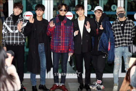 VIXXbiased's tweet photo. [PIC/PRESS] 171026 #VIXX #빅스 @ Incheon Airport depart to Canada (©as tagged) https://t.co/CJuEWdWErK