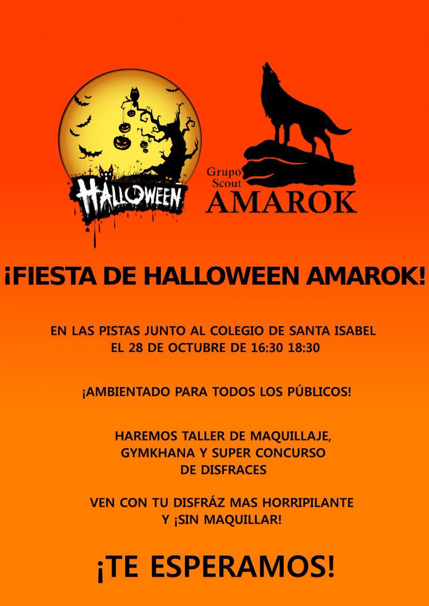 gsamarok's tweet photo. La noche más terrorífica del año se aproxima…¿Y qué mejor forma de celebrarlo que todos juntos? 
La fiesta de Halloween llega al Amarok!! https://t.co/HEr5baOmkw