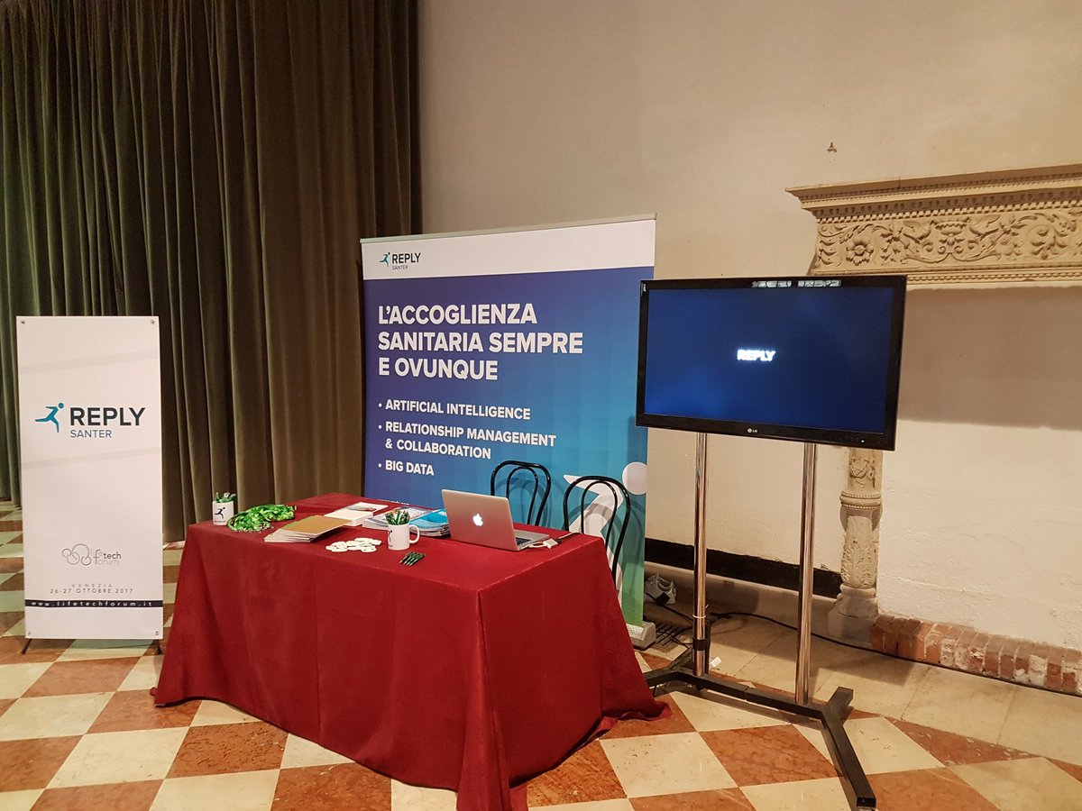 MarcelloMasotti's tweet photo. #SanterReply warming up @LifeTechForum https://t.co/xUUP81wYSE