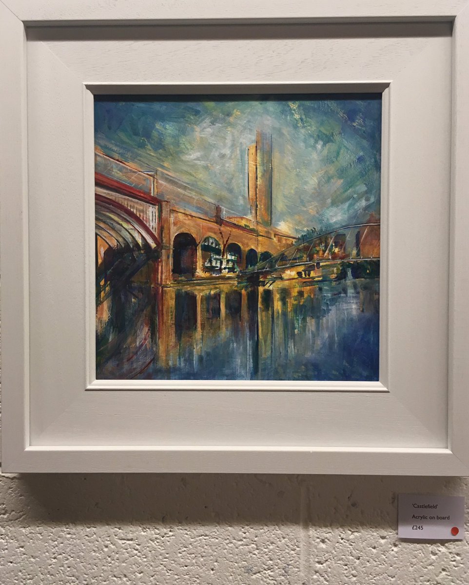 Victoria_Artist's tweet photo. Another painting to have sold at my current exhibition @EngageExplore. 10 days left, hope you can get there. 🎨😊 #castlefield #painting https://t.co/vVmsGzayVQ