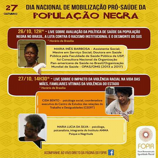 diosmar_filho's tweet photo. #SaudeDaPopulaçãoNegra #SUSSemRacismo #SaudeMentalImporta #FOPIR #Mobilização
@InescOficial @CanalSaude @odara_instituto @redesaudenegra https://t.co/jNlV20YFlq