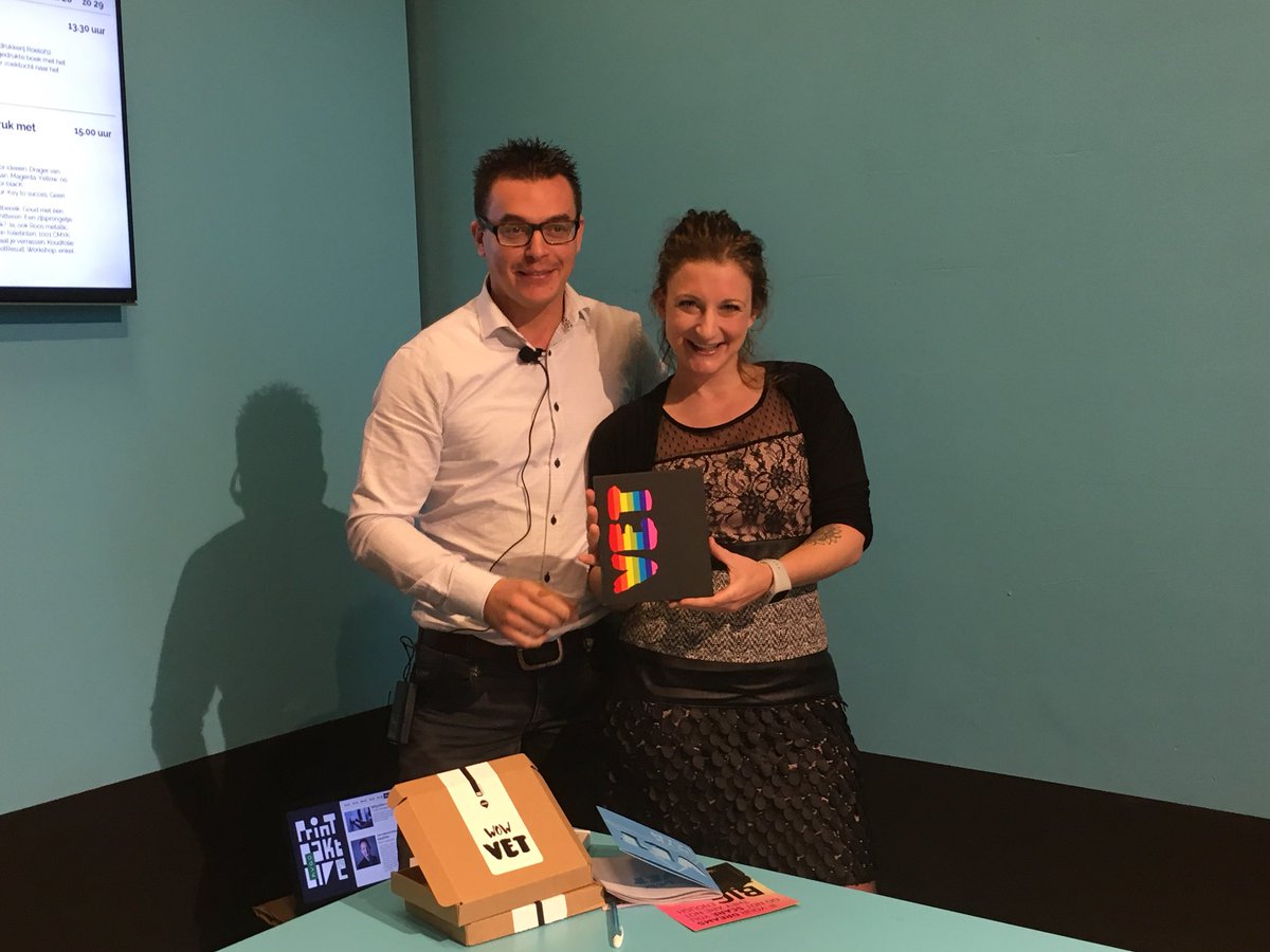 Aanwezig bij de presentatie van het unieke project ‘Wow Vet!’ Print Pakt met CREATIVE-S’er Ilse Schrauwers van <a href="/isontwerp/">isontwerp.nl</a> #trots
