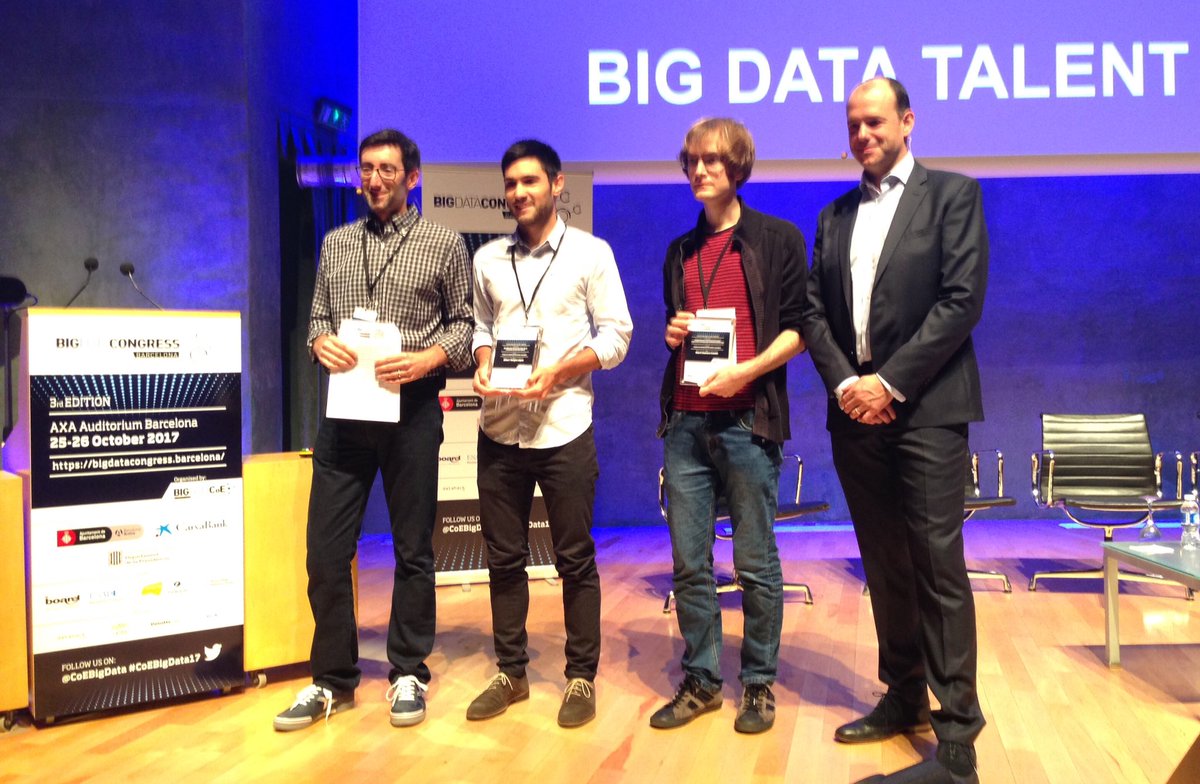 adrianafreitas's tweet image. At #BigDataCongress #CoEBigData17 @CoEBigData @Eurecat_news Big Data Talent Awards @VictorianOracle @Oracle 1st place #Jobs 2nd #ehealth