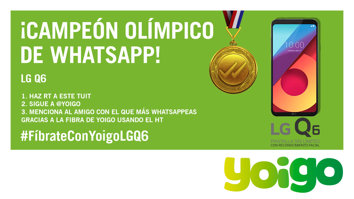 yoigo's tweet photo. La Fibra Yoigo y este @LG_ES... 

🥉 ¡SON EL MEJOR EQUIPO! 🥉

¡SIGUE LAS INSTRUCCIONES Y PARTICIPA EN EL #CONCURSO!

#FíbrateConYoigoLGQ6 https://t.co/KVf1uuTAEB