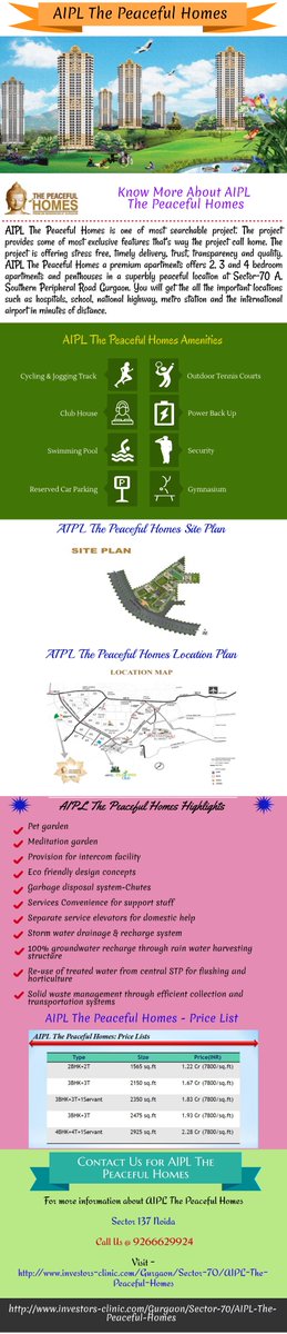 rrohitbca1's tweet photo. 🏡 https://t.co/z1Hrlkfz0V - #AIPL #ThePeacefulHomes a premium #apartments offers 2, 3 and 4 flats in Sector-70 A, Gurgaon https://t.co/IXNYvjdAL7