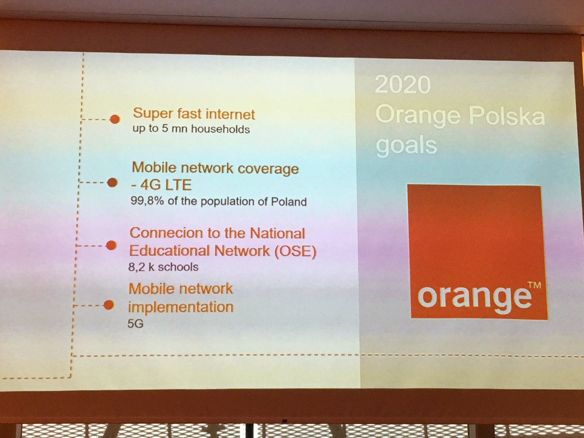 PolandToday_'s tweet photo. Piotr Muszynski from @Orange_Polska talks about how telcos are a fundamental part of innovation and Orange Polska's goals at #CEEAS17 https://t.co/2bzmTK8vws
