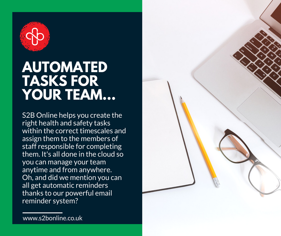 s2b_online's tweet photo. Tasks management just got next level, thanks to @s2b_online! Get #AutoReminders to never forget your #healthandsafety responsibilities! https://t.co/ZxjW9YkJSq