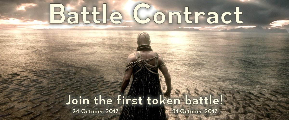 battle_token's tweet photo. @EZEOKALAIZUCHUK @300_Token The first Ethereum Battle Smart Contract is Live!
Persian Token vs 300 Token
https://t.co/SCCAQlJlDg https://t.co/FFel4Bt4M9