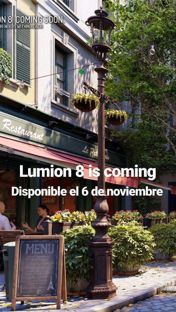 Solo faltan 10 días para el lanzamiento de Lumion 8
#Lumion #Lumion8