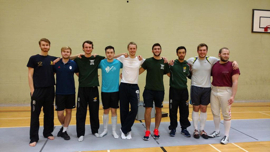 UoLFencing's tweet photo. The Dream Team - the winning team from last night, what a shift it was! 
#WhenYouSeeIt #PhilisASweatyMan https://t.co/PePxZ5zghW
