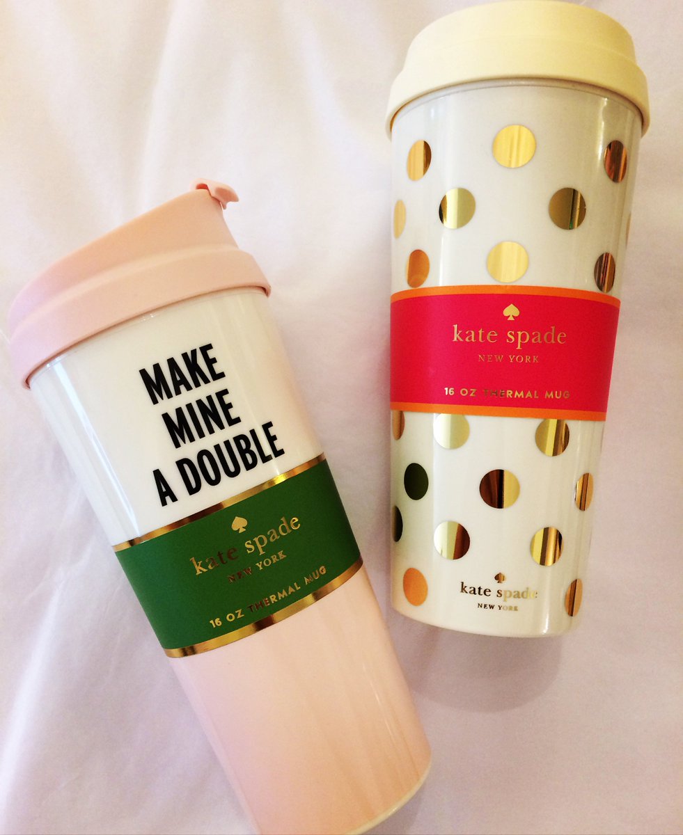 The perfect addition on a Thirsty Thrsday! Completely obsessed with our new Kate Spade gift collection! #drinkup #ThirstyThursday