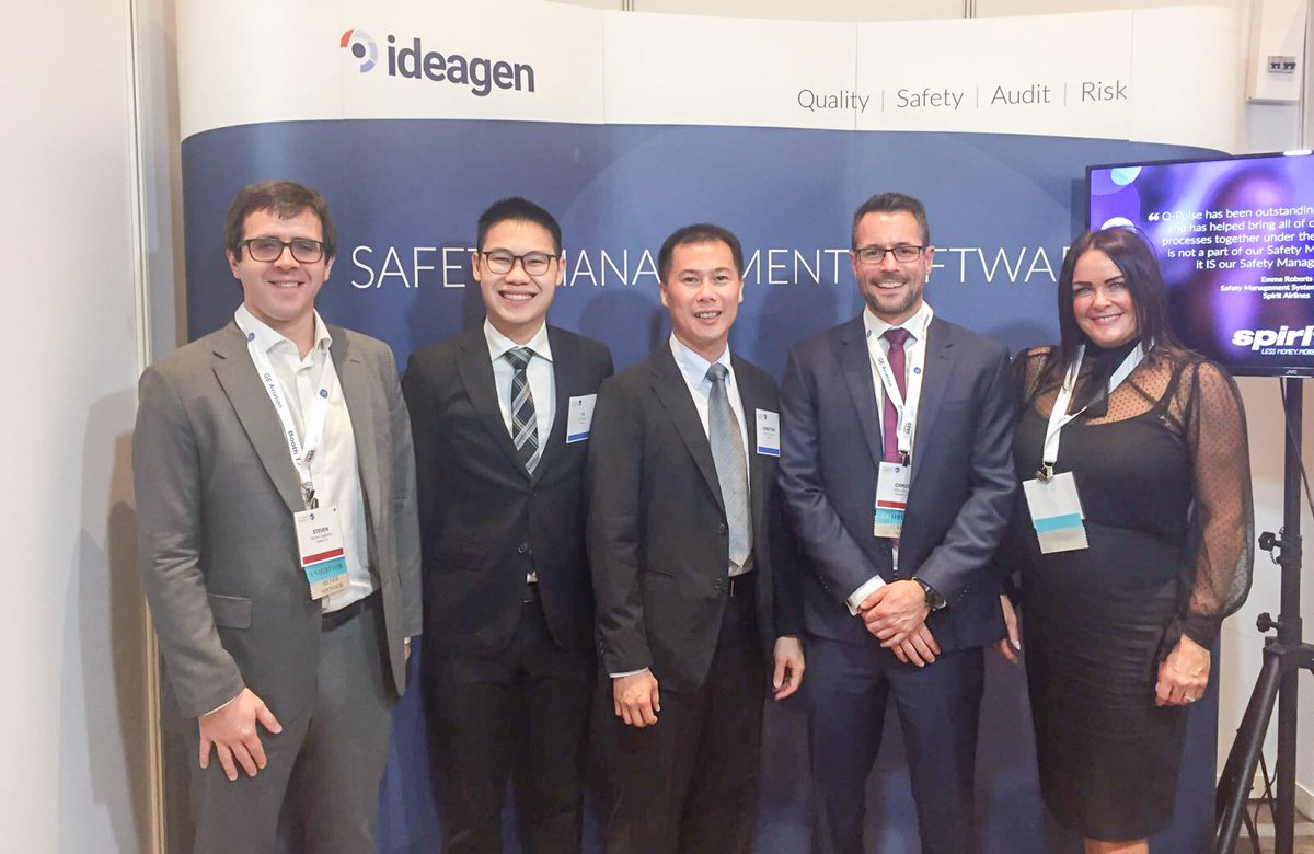 Ideagen_'s tweet photo. Delegates from @AirAsia visited our team this week at #IASS2017 in Dublin. Air Asia have chosen to implement our #SMS solution, Coruson. https://t.co/flI1Nmq1yU