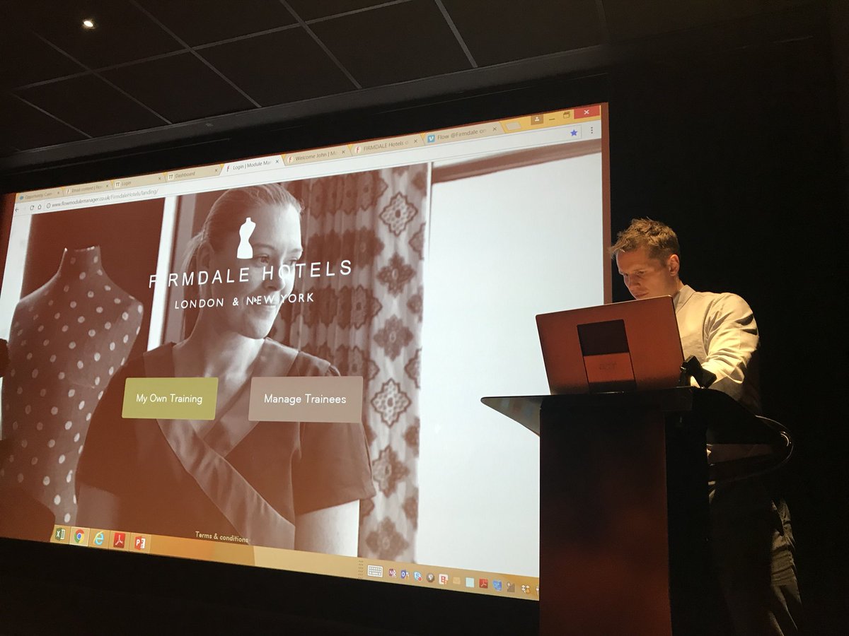 Haylsbayls's tweet photo. Delighted to be launching @FlowTraining  for @Firmdale_Hotels 👏🏻👏🏻 #elearning #development #excited https://t.co/wUAr0Iyhfk