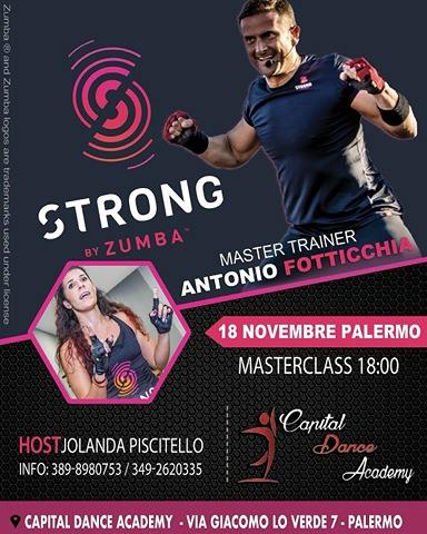 CapitalDanceAcd's tweet photo. Info #masterclass2017 : 
🔊STRONG by Zumba
18 NOVEMBRE PALERMO
Masterclass con Antonio Fotticchia💪
ore 18:00 presso @CapitalDanceAcd #stage https://t.co/SIiBjWWhsn