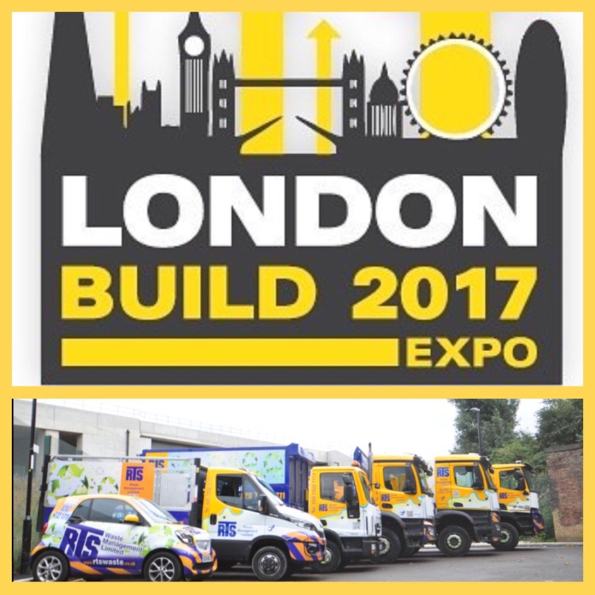 Rtswaste's tweet photo. We are meeting the people of the #construction industry today. Need #waste collections & SWMP #Recycle #londonbuild2017 #londonbuildexpo https://t.co/7asjeyrD5a