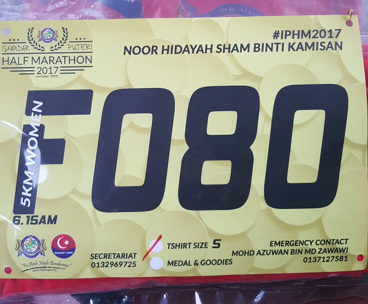 CahayaAlexandra's tweet photo. #iskandarputerihalfmarathon2017
🏃‍♀️🏃‍♀️ https://t.co/NTPS3qyEsH