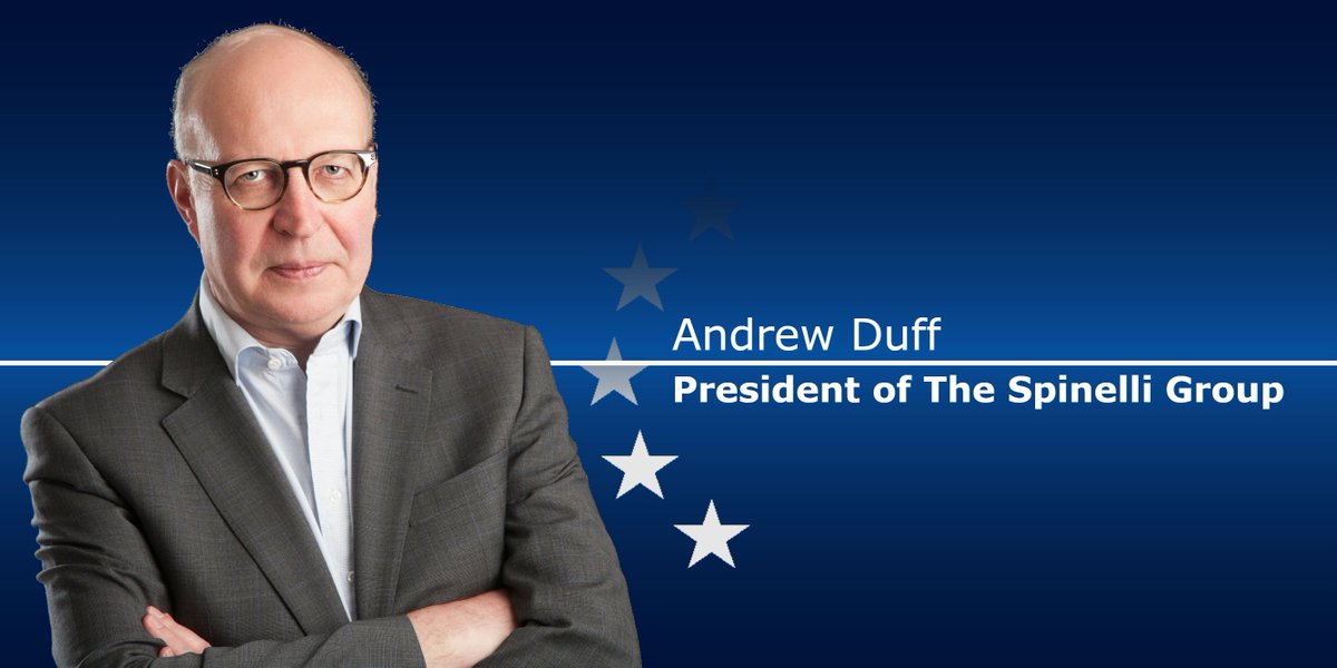 .<a href="/AndrewDuffEU/">Andrew Duff</a> takes over as The Spinelli Group President. “Closer European unity must be of a federal type”. #FutureofEurope