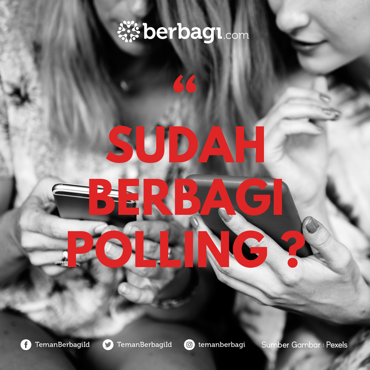 Teman Berbagi, sambil menemani kamu dijalan pulang, yuk berbagi pendapat kamu di polling goo.gl/X9qvjM ya :)