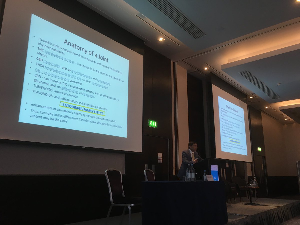 ChrisWells4's tweet photo. Review of evidence on cannabinoid activity by Silviu Brill- interesting but not proven, with significant work to do #SOPATE2017 https://t.co/QXE7qqL2mw