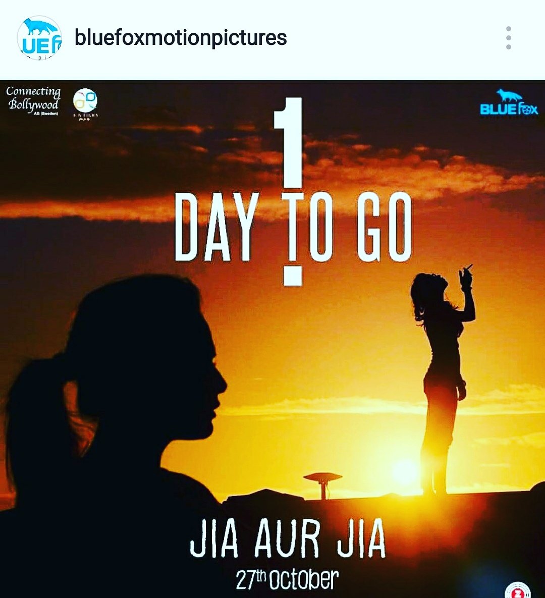 BlueFoxMP's tweet image. Jst a Day more n then come n be a part of dis beautiful journey 😇😇👍👍

@JiaAurJiaFilm 
@RichaChadha 
@kalkikanmani 
@ArslanGoni 
@HowardRosemeyer