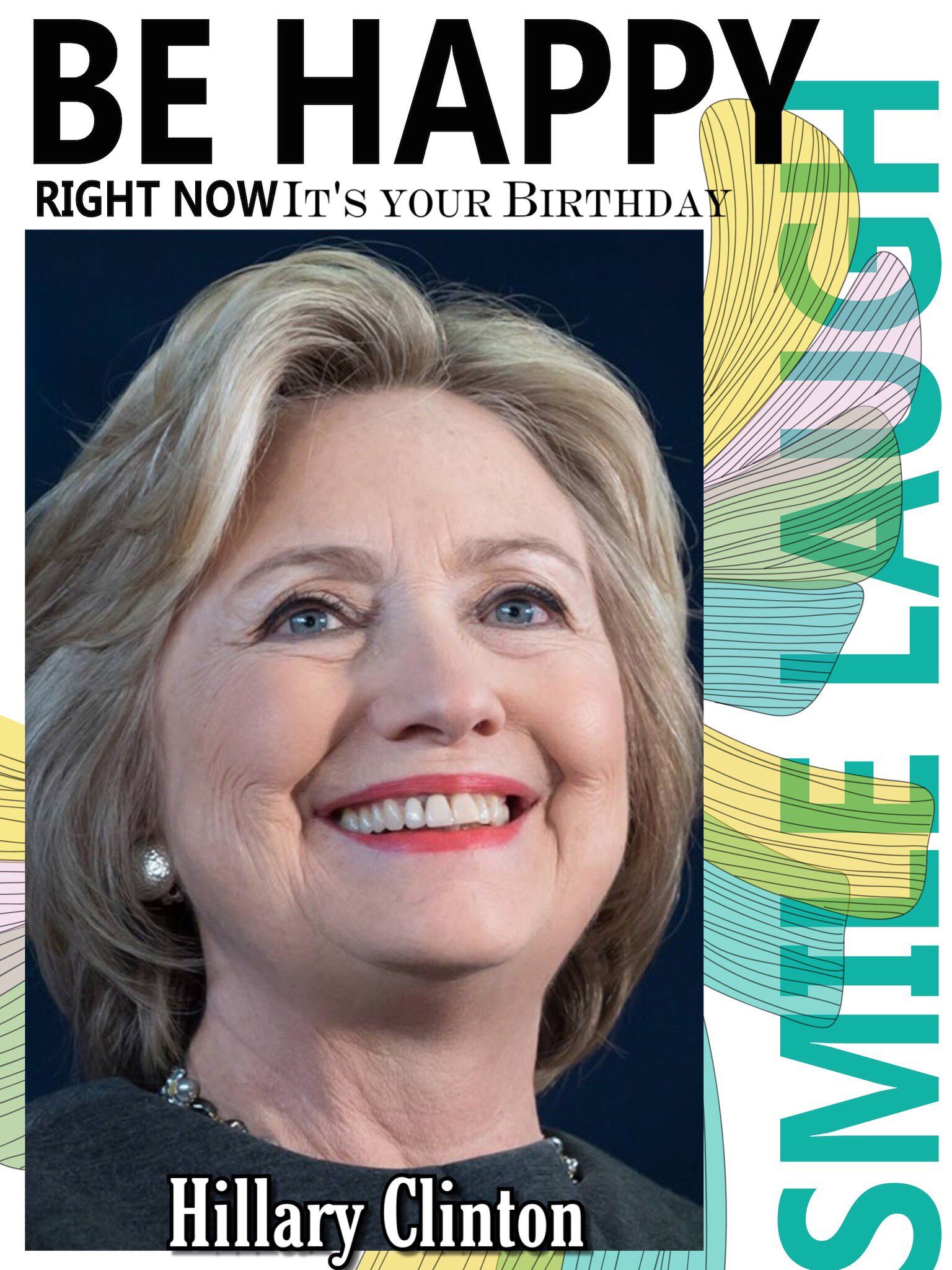 Happy Birthday Hillary Clinton, Rebecca Tunney, Claire Copper, Austin Healey, Audley Harrison & Judge Jules    