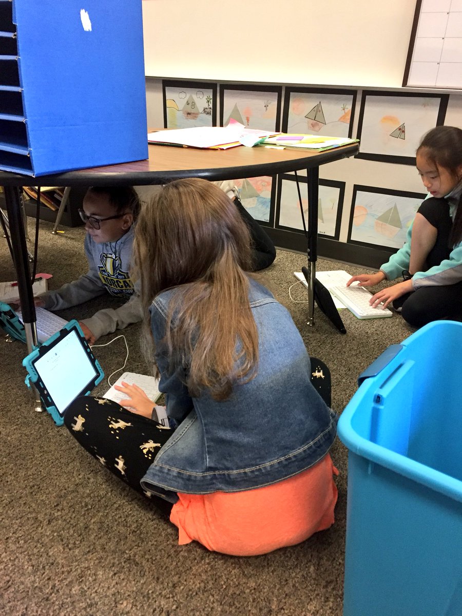 ClassroomLeMay's tweet photo. Publishing wouldn’t be complete without the use of cool keyboards // 💻 #writers #typetype #almostdone https://t.co/CU24ZmChyu