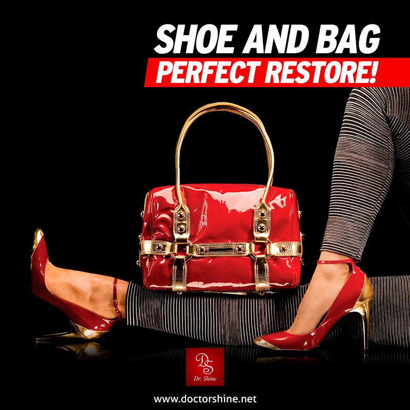 doctorshine's tweet photo. Shoe and bag perfect restore! https://t.co/6tkmkN10Xw