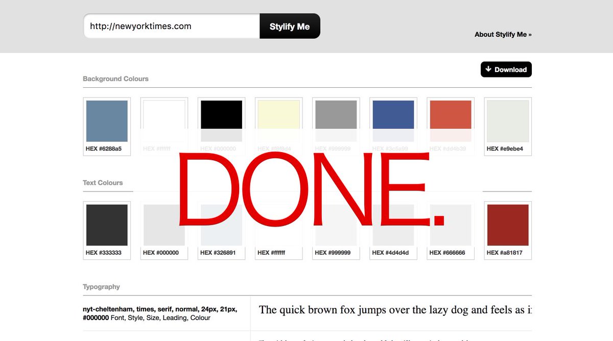 benevolentweb's tweet image. Want to capture the style of your website? There's a tool for that! stylifyme.com