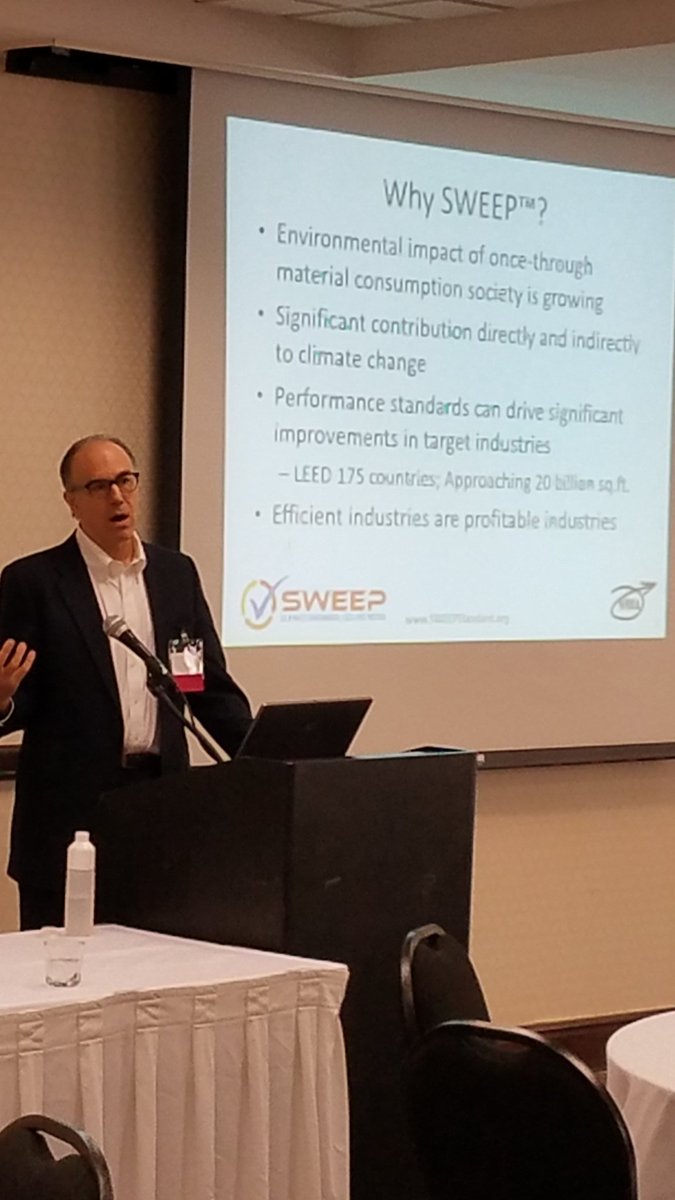 ilcswma's tweet photo. Rob Watson from @SWEEPStandard speaking at #ILCSWMA Annual Conference https://t.co/hQ72D6Dk2p