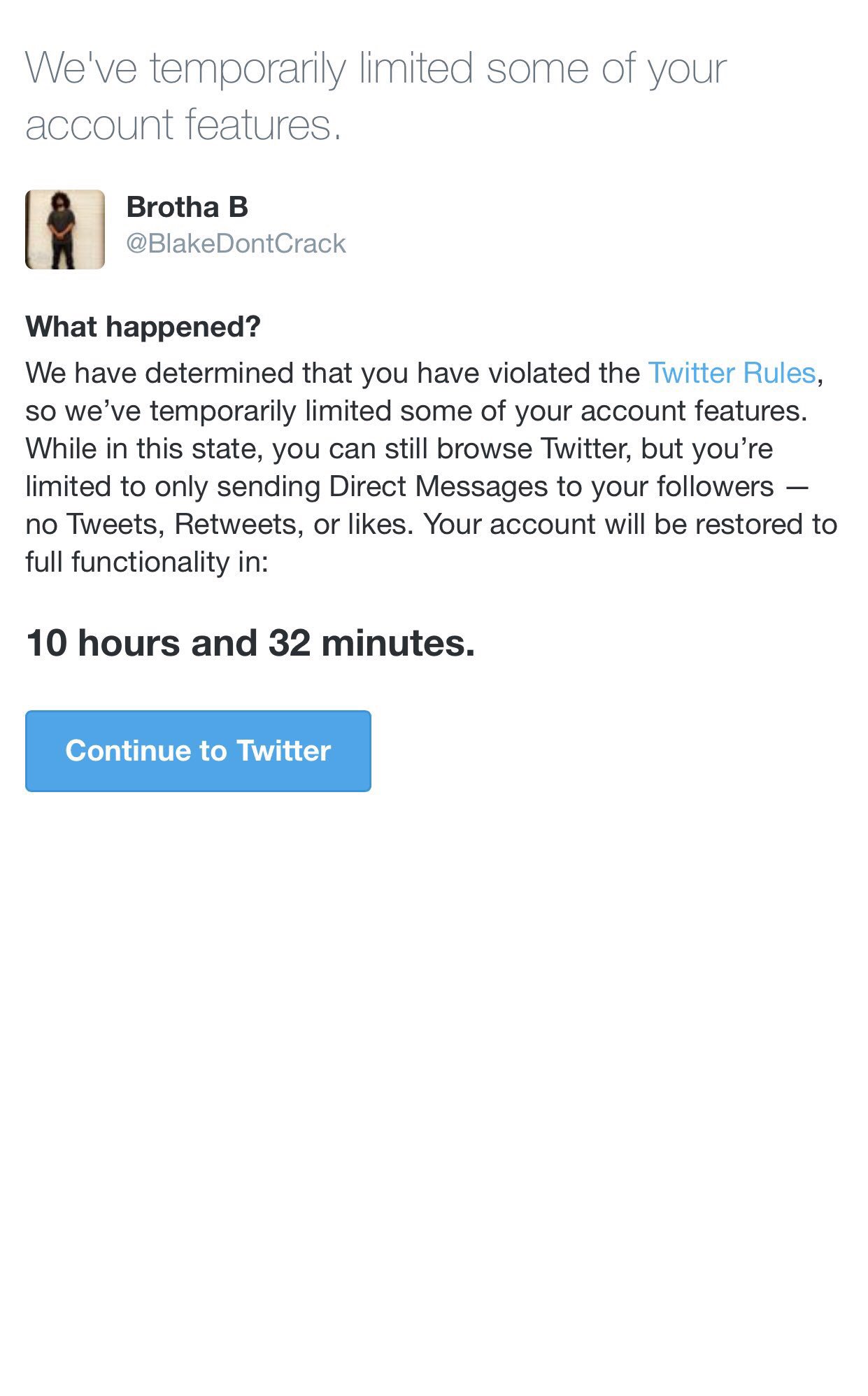 Hella Black Podcast Twitter Has Temporarily Suspended Blakedontcrack Because He Spoke About The Coon Caricature Twittersupport Cc Leftsentthis T Co Yuzhxgic05 Twitter