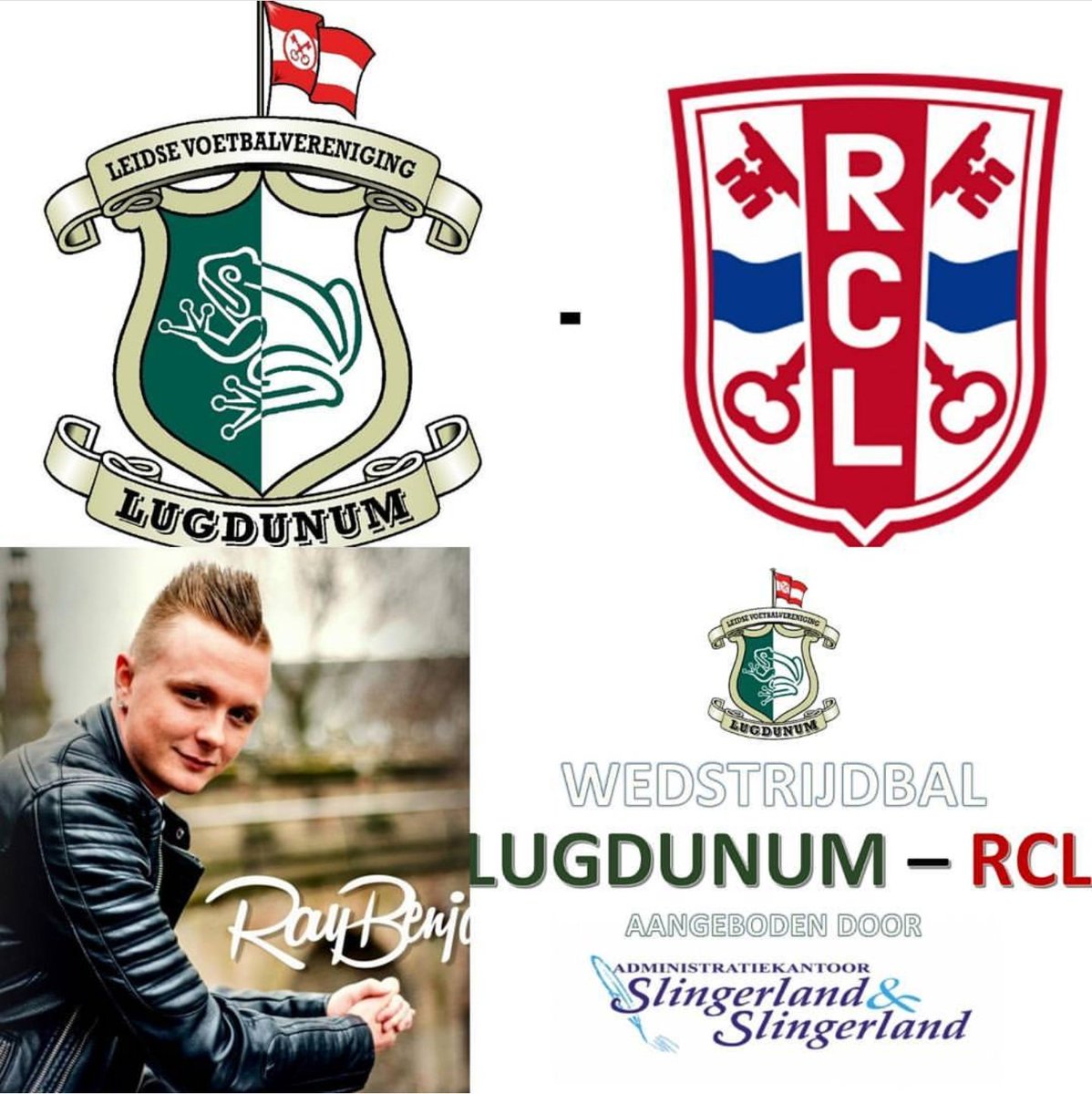 jeugdrecreatie's tweet image. Zaterdag 28 oktober
15.00 uur op de kikkerpolder 2
De kraker van de week !!!
Lugdunum - RCL
Met live muziek van Ray Benjamin