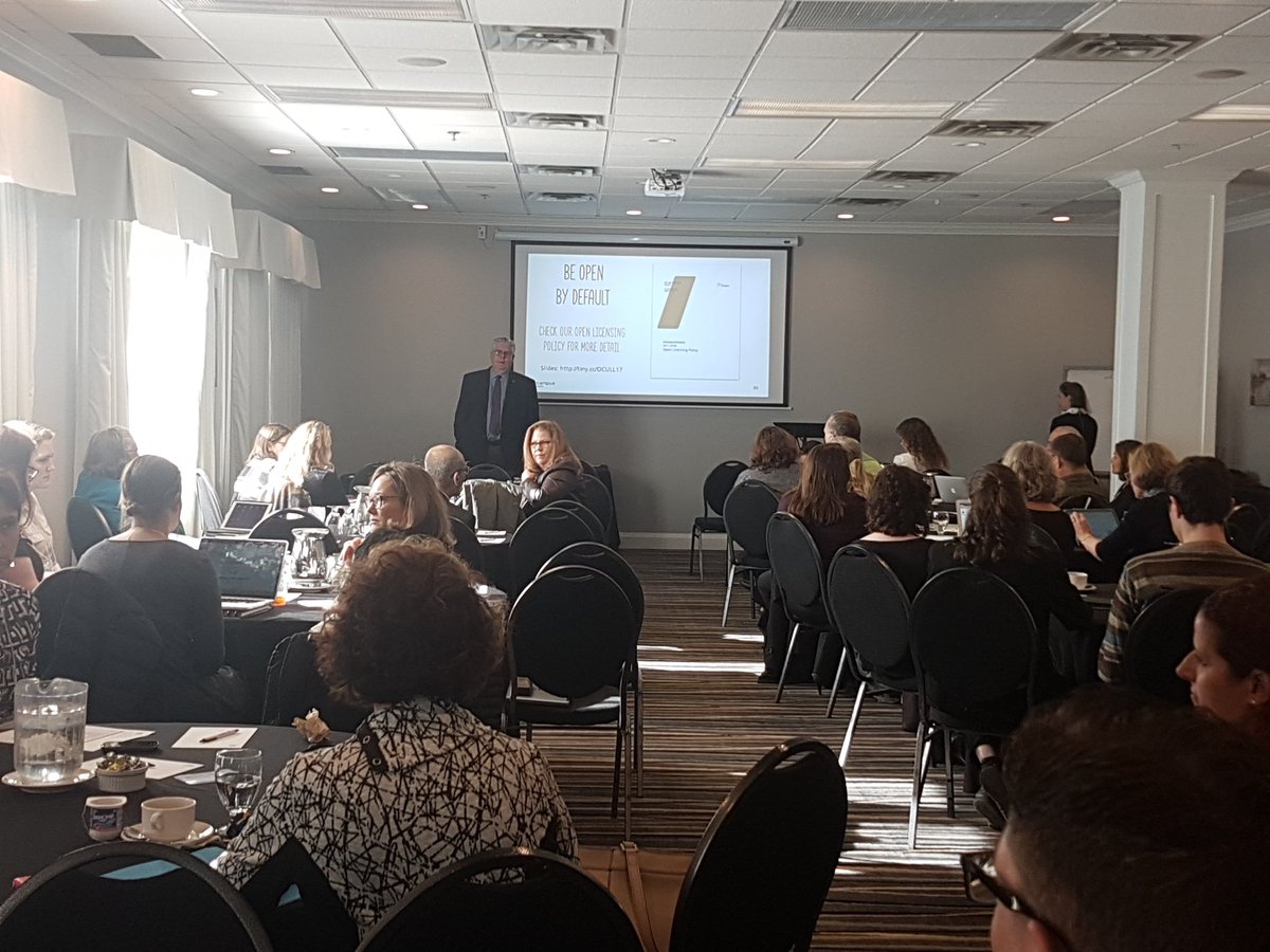 Naza_Djafarova's tweet photo. #OCULL @dendroglyph @eCampusOntario David's presentation sparked dialogue, inspired action to help the open education movement grow in ON. https://t.co/ZS9IpLMWPl