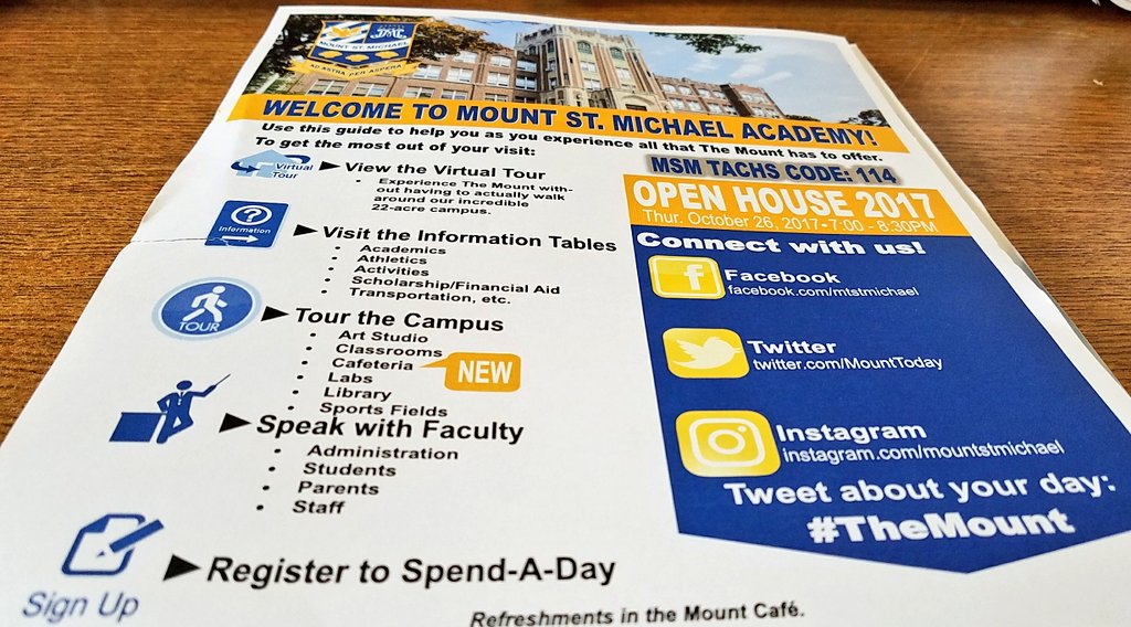 MountToday's tweet photo. @SFABronx Looking forward to welcoming members of the #Classof2022 this evening. #TheMount #AllBoys #Grades6through12 #OpenHouse2 https://t.co/yAaXh2Zcuy