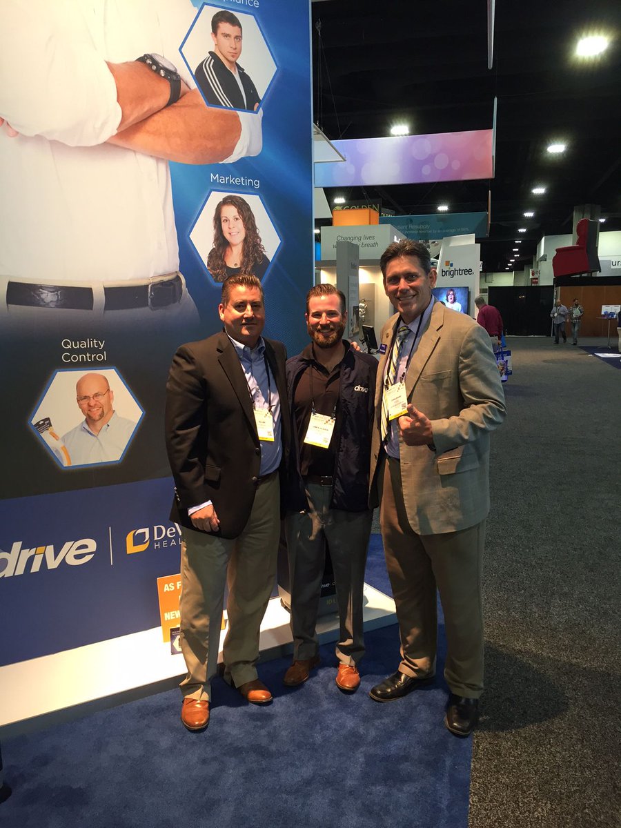 FODACorg's tweet photo. Many thx to #EdLink (L) #JamesJackson (C) w/ @DriveMedical -donated DME at @MedtradeConnect  to #FODAC shipment for #PuertoRico ! https://t.co/VKeVof6Bpf