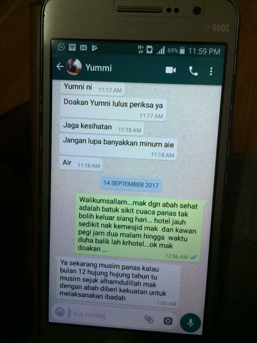 Diam2 Yumni ws mak aku patut mak abah aku dh kurang sayang aku 😪