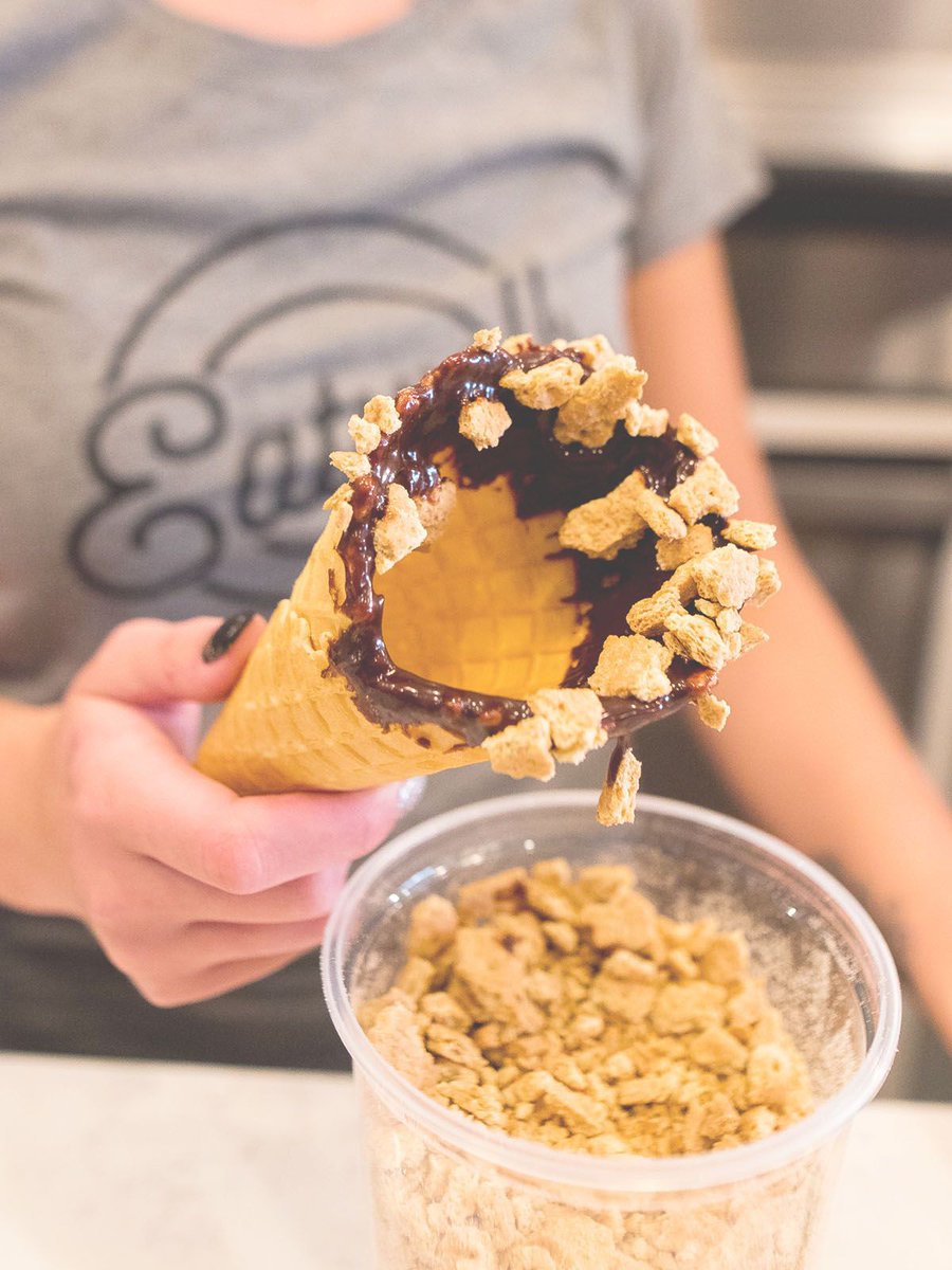 Cones are crusted and ready to join the Honest Foods family! Can't wait for you all to experience Mister Mojo's Micro Creamery ! #comingsoon