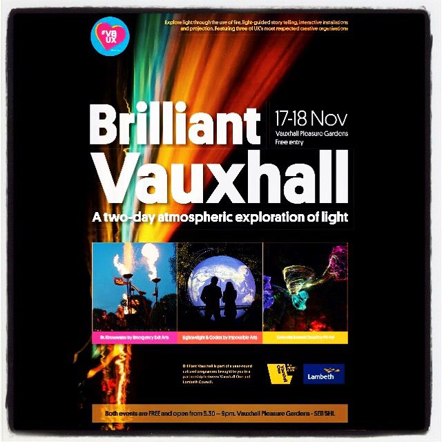 Vauxhall One (@vauxhallone) on Twitter photo It’s Thursday which means it’s almost Friday which means it’s 3 weeks until Brilliant Vauxhall!! <a href="/PifPafTheatre/">Pif-Paf Theatre</a> <a href="/EEALondon/">Emergency Exit Arts</a> <a href="/ImpossibleArts/">Impossible / Chris</a> It’s Thursday which means it’s almost Friday which means it’s 3 weeks until Brilliant Vauxhall!! <a href="/PifPafTheatre/">Pif-Paf Theatre</a> <a href="/EEALondon/">Emergency Exit Arts</a> <a href="/ImpossibleArts/">Impossible / Chris</a>