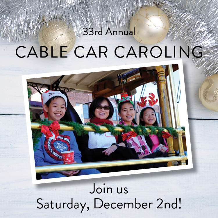 IOASFBAY's tweet photo. Bring the whole family and join us (again) this year! https://t.co/DWAstgaS06 #cablecarcaroling #sanfrancisco #singing #songs #seniors https://t.co/FgMsR2EnWf