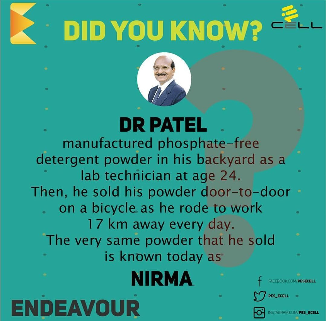 pes_ecell's tweet photo. #PesEcell brings to you a series of interesting facts about #Entrepreneurship.
Follow us for more updates!
#didyouknow #endeavour17 https://t.co/DooJraRqJf