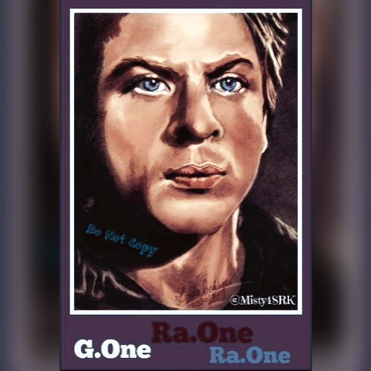SRKAustria's tweet photo. Today it is #6YearsOfRaOne !Please check out the fantastic artwork of @iamsrk in 'RaOne' by @Misty4SRK from the UK ! https://t.co/ob6xjZlrfF