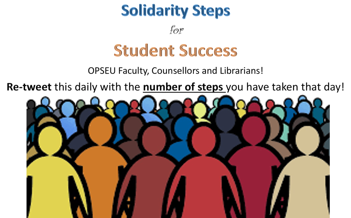 SebastienCha's tweet photo. 9,000 steps
#standwithfaculty #ontariostrike #collegestrike #wepaytolearn #ontariocollegestrike #abetterplan #backtothetable #OPSEU https://t.co/x2FxIrgMso