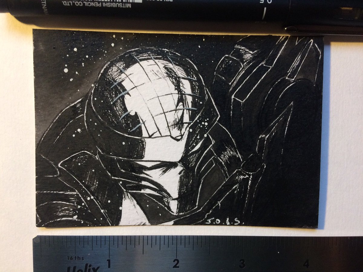 JarOLooseScrews's tweet photo. #Ratrap for #LostLightFest 24. They’re gettig smaller lol. #inktober @lostlightfest Tried to do that sliver of light effect. https://t.co/rVVle88JZ1