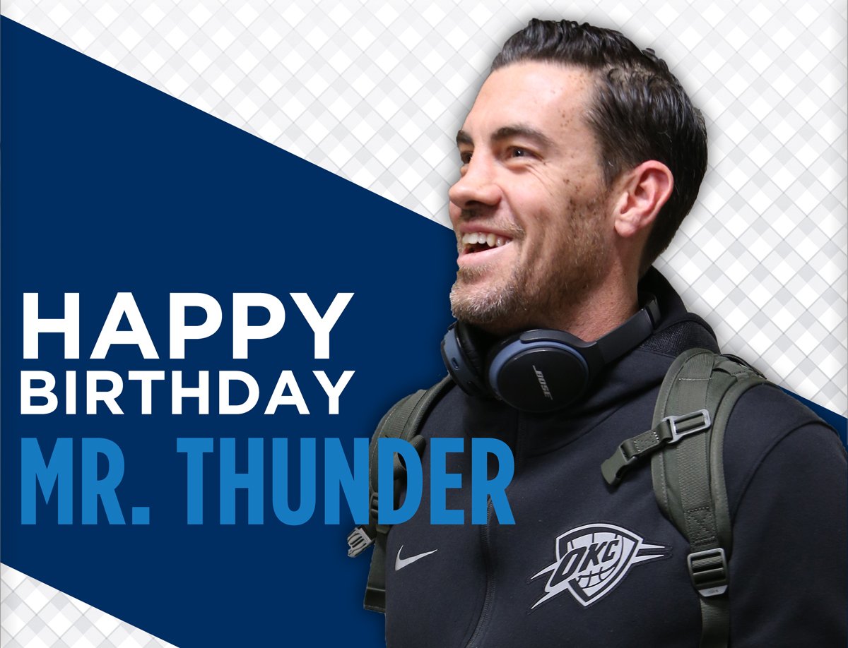 okcthunder's tweet photo. Happy birthday to ya, @nickcollison4. https://t.co/mhfEFbOS4C