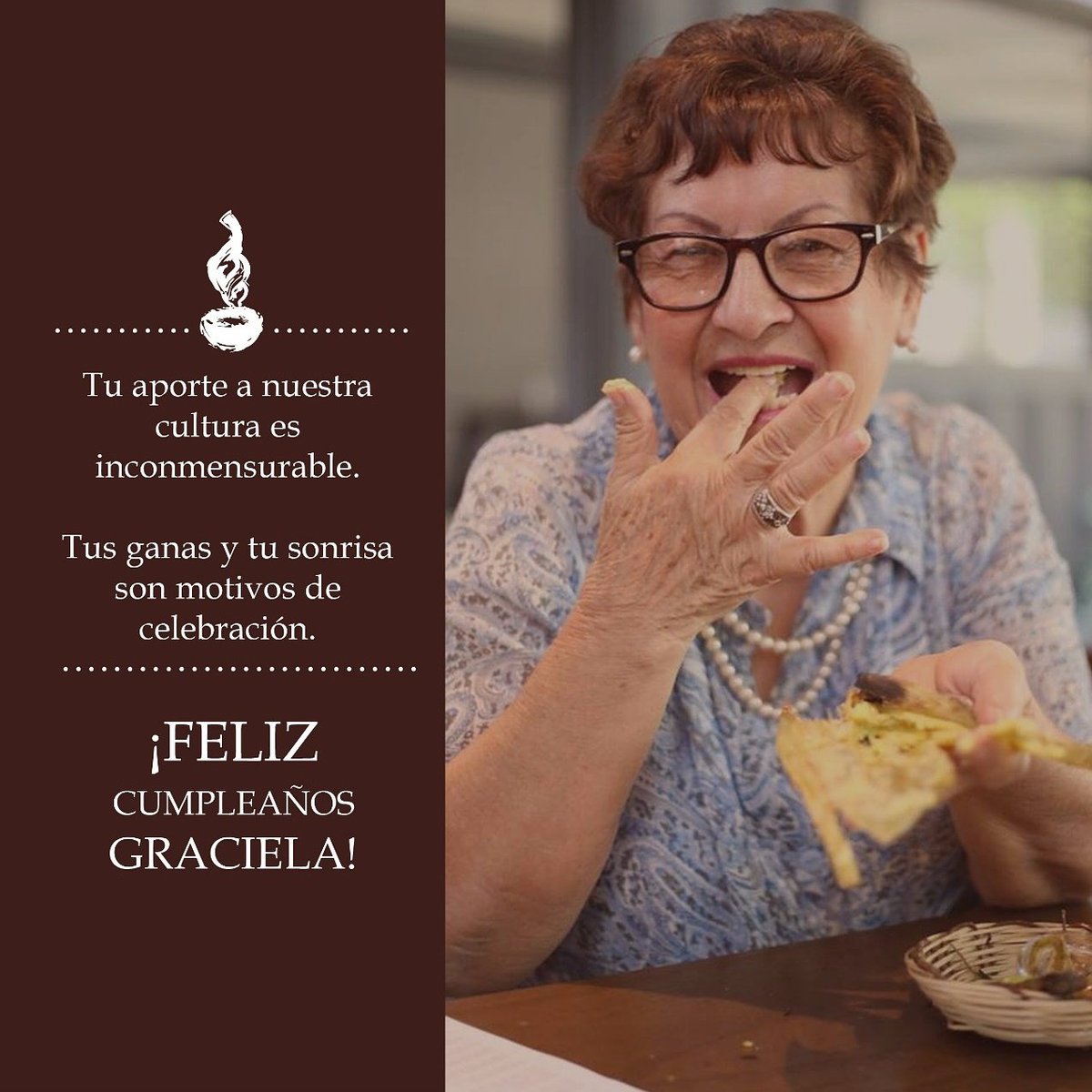 ¡Feliz cumpleaños querida Graciela!