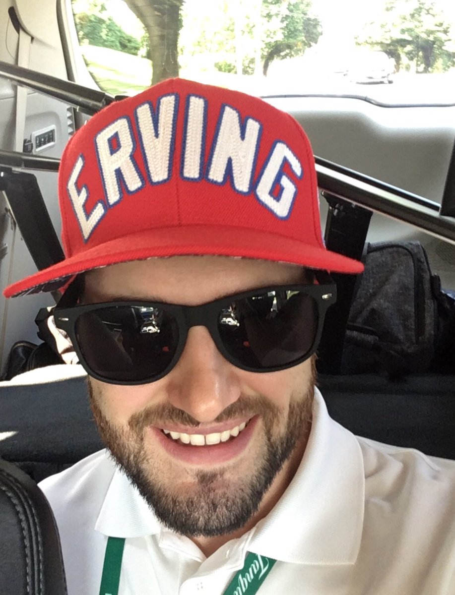 PGDGlobal's tweet photo. We love when our #PGDGlobal team rolls in style @ErvingClassic! Thank you @rootsoffight for making our team look amazing! #ErvingStyle https://t.co/9U729sPLAc